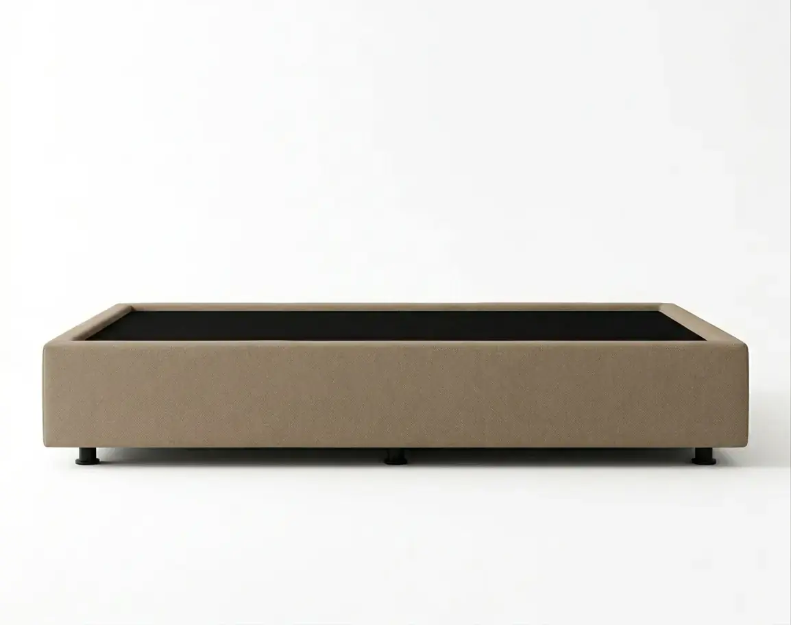 Base cama 100 × 190 cm — Beige (Crema)